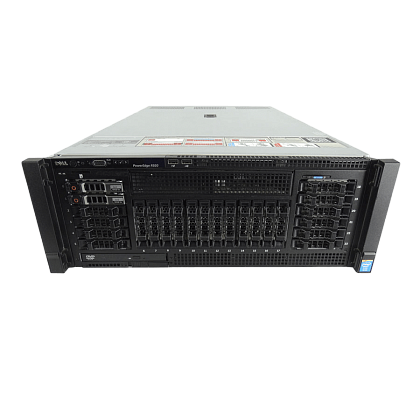 Сервер Dell PowerEdge R920 noCPU 96хDDR3 softRaid iDRAC 4х1100W PSU Ethernet 4х1Gb/s 24х2,5" FCLGA2011